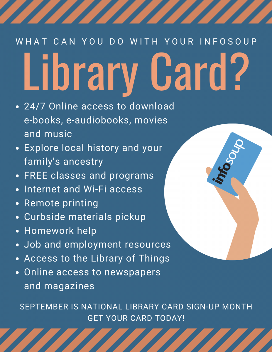 Library Card SignUp Month Toolkit OWLS Graphics